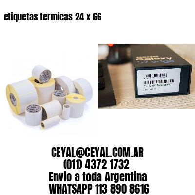etiquetas termicas 24 x 66