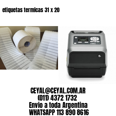 etiquetas termicas 31 x 20