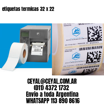 etiquetas termicas 32 x 22