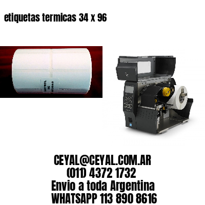etiquetas termicas 34 x 96