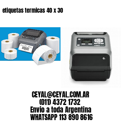 etiquetas termicas 40 x 30
