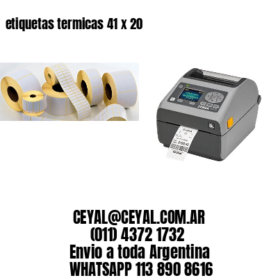 etiquetas termicas 41 x 20