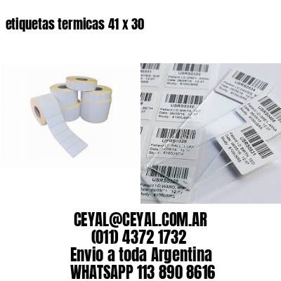 etiquetas termicas 41 x 30