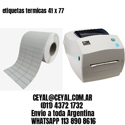 etiquetas termicas 41 x 77