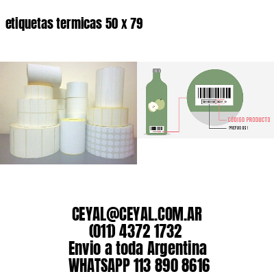 etiquetas termicas 50 x 79
