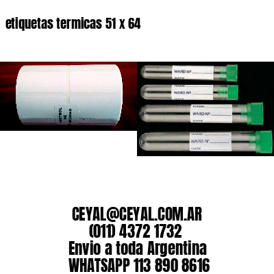 etiquetas termicas 51 x 64