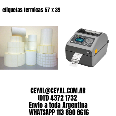 etiquetas termicas 57 x 39