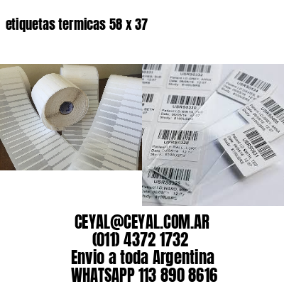 etiquetas termicas 58 x 37