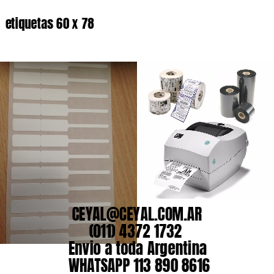 etiquetas 60 x 78