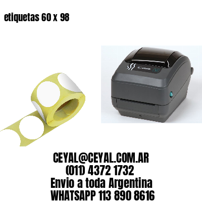 etiquetas 60 x 98