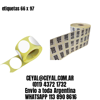 etiquetas 66 x 97