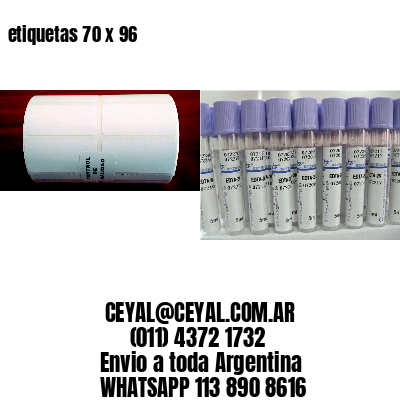 etiquetas 70 x 96