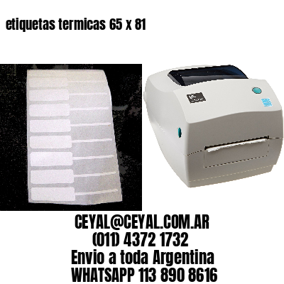 etiquetas termicas 65 x 81