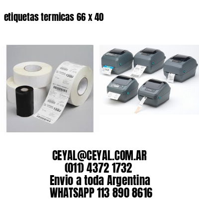 etiquetas termicas 66 x 40