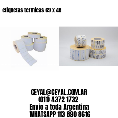 etiquetas termicas 69 x 48
