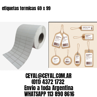 etiquetas termicas 69 x 99