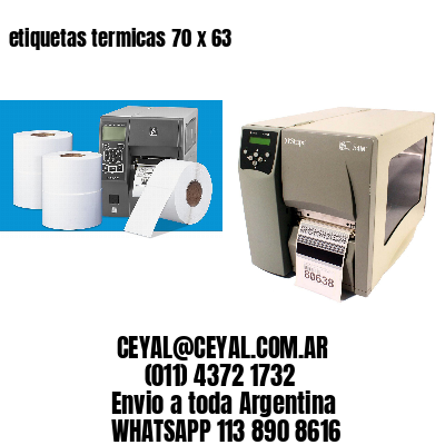 etiquetas termicas 70 x 63