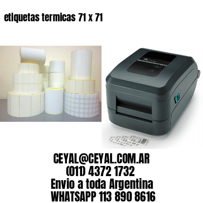 etiquetas termicas 71 x 71