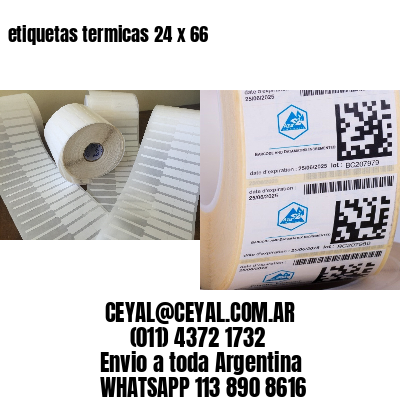 etiquetas termicas 24 x 66