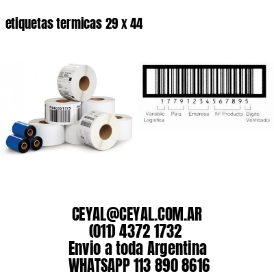 etiquetas termicas 29 x 44