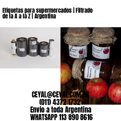Etiquetas para supermercados | Filtrado de la A a la Z | Argentina