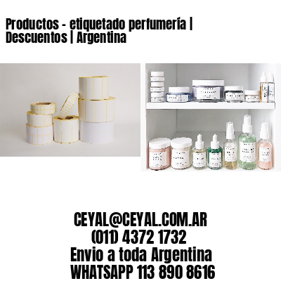 Productos – etiquetado perfumería | Descuentos | Argentina