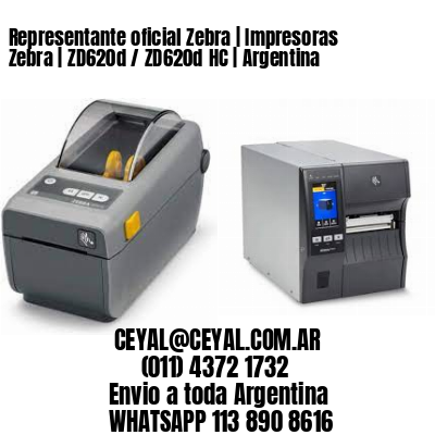 Representante oficial Zebra | Impresoras Zebra | ZD620d / ZD620d‑HC | Argentina