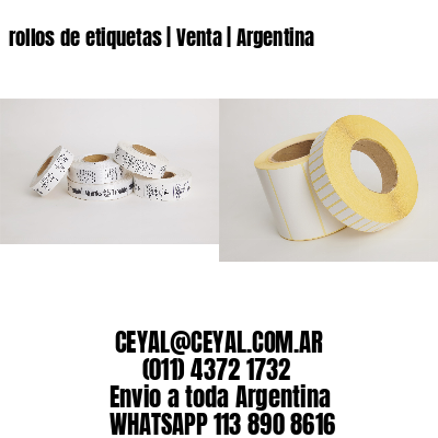 rollos de etiquetas | Venta | Argentina