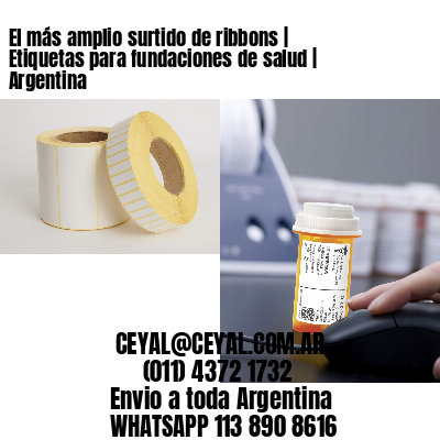 El más amplio surtido de ribbons | Etiquetas para fundaciones de salud | Argentina