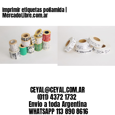 Imprimir etiquetas poliamida | MercadoLibre.com.ar