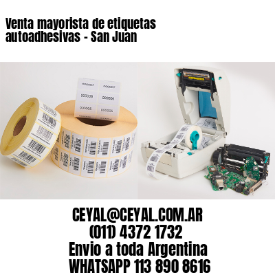 Venta mayorista de etiquetas autoadhesivas – San Juan