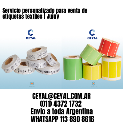 Servicio personalizado para venta de etiquetas textiles | Jujuy