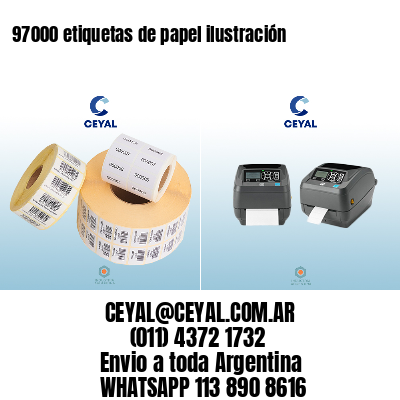 97000 etiquetas de papel ilustración