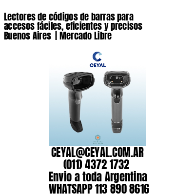 Lectores de códigos de barras para accesos fáciles, eficientes y precisos Buenos Aires  | Mercado Libre