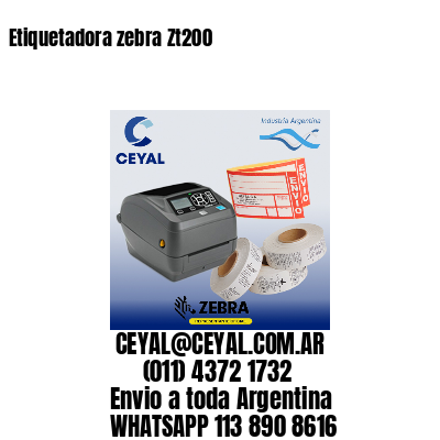 Etiquetadora zebra Zt200