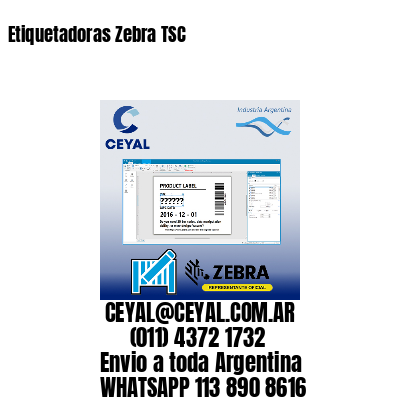 Etiquetadoras Zebra TSC
