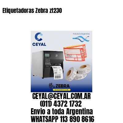 Etiquetadoras Zebra zt230
