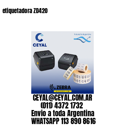 etiquetadora ZD420