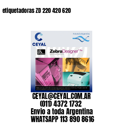 etiquetadoras ZD 220 420 620