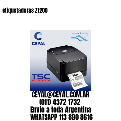 etiquetadoras Zt200
