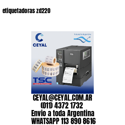 etiquetadoras zd220