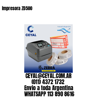 impresora ZD500