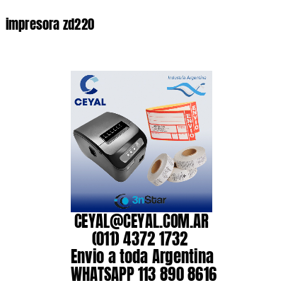 impresora zd220