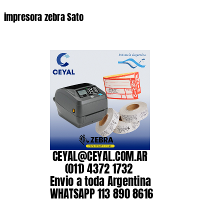 impresora zebra Sato