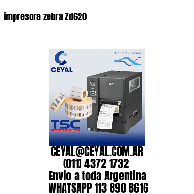 impresora zebra Zd620