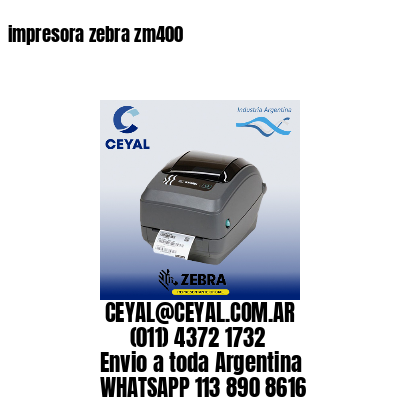 impresora zebra zm400