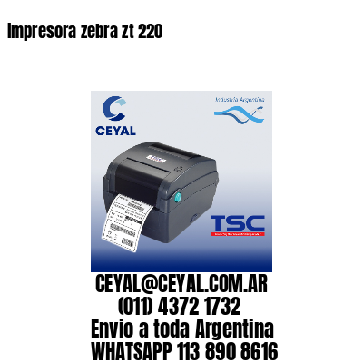 impresora zebra zt 220
