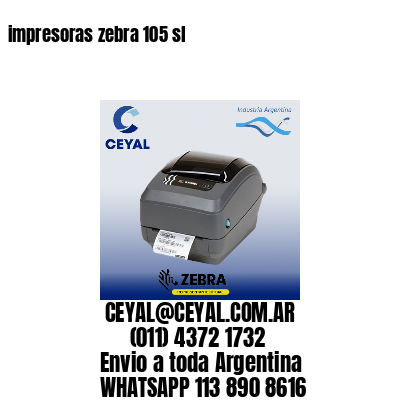 impresoras zebra 105 sl