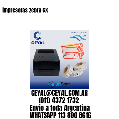 impresoras zebra GX