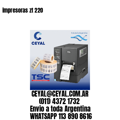 impresoras zt 220